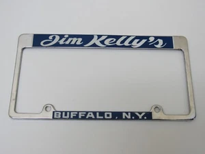 Jim Kelly's Volkswagen Buffalo New York License Plate Frame Metal Holder Tag VW - Picture 1 of 4
