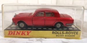 Dinky 158 Rolls-Royce Silver Shadow Metallic Red, Original Case, Vintage 1967 - Picture 1 of 15
