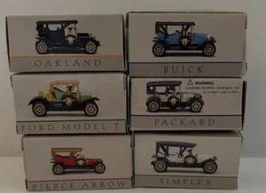 COLLECTOR'S SET OF 6 CLASSIC CAR MINIATURES 1989 - Picture 1 of 8