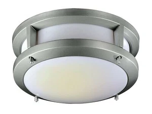 Trans Globe Lighting LED-40550 SL Indoor Borromeo 10.25" Flushmount, Silver - Picture 1 of 1