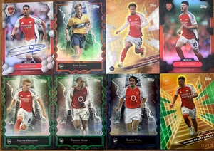 Topps Arsenal Fan Set 2024/25 paralelos numerados y selección automática - Imagen 1 de 41