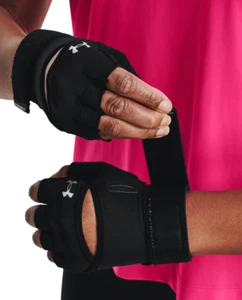 Guantes de levantamiento de pesas Under Armour para mujer deportes gimnasio entrenamiento guante 1369831-00 - Imagen 1 de 3