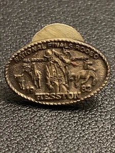 1982 HESSTON NATIONAL FINALS RODEO LAPEL PIN - Picture 1 of 3