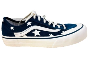 VANS Ultra Cush Navy Blue with White Stars Skater Shoes Women's 6.5 Men's 5 - Picture 1 of 14
