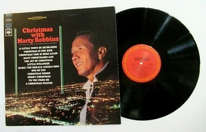 CHRISTMAS WITH MARTY ROBBINS COLUMBIA LP RECORD 1967 1ST PRESSING EXCELLENT - Picture 1 of 1