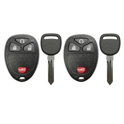 2 Replacement for Chevrolet HHR 2006 2007 2008 2009 2010 2011 Remote Fob + Key - Imagem 1 de 4
