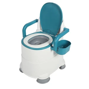 Bedside Commode Portable Toilet For Adults Commode Chair Armrests Bedside - Picture 1 of 12