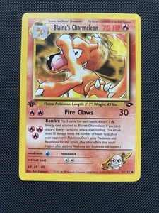 Pokemon Card Blaine's Charmeleon 1st Edition Uncommon Gym Challenge 31/132 NM - Picture 1 of 2