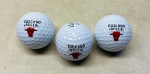 3 Chicago Bulls Vice Logo Golf Balls - Picture 1 of 5