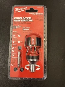 Milwaukee Tool 48-22-2330 8-In-1 Compact Ratcheting Multi-Bit Driver - Picture 1 of 7
