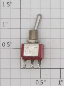 Interruptor de palanca momentáneo mini palanca de paleta Acme 2610B DPDT 5A @ 120VAC - Imagen 1 de 2