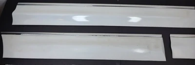 1997-2005 Buick Park Avenue RH Passenger Side Door Fender Trim Molding Set White - Image 1 of 4