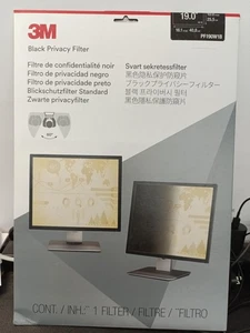 3M Privacy Filter for 19" Widescreen Monitor (PF190W1B) 10.05" X 16.06"-Open Box - Picture 1 of 4