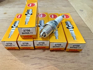 NEW Genuine NGK BKR6E-11 (2756) Spark Plugs x 6 Honda GL1800 Goldwing 2001-2017 - Picture 1 of 5