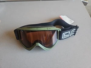 Scott Fact Snow Goggles Army Green Lenses Black Medium/Large New Open Box - Picture 1 of 7