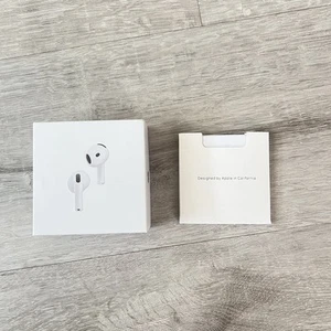 TYLKO PUSTE PUDEŁKO Airpods 4. generacji wersja z redukcją szumów pudełko - Zdjęcie 1 z 9