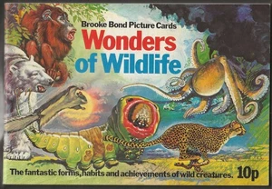 BROOKE BOND (TEA)-EMPTY ALBUM (NO ORDER FORM)- WONDERS OF WILDLIFE - Picture 1 of 2