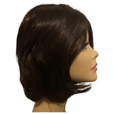 Center Part Wig Black Blunt Cut Bob Straight Hair for Women NWT - Image 1 of 4