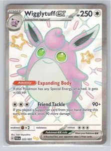 SV: Paldean Fates #187/165 Wigglytuff ex Holo Ultra Rare - Picture 1 of 2
