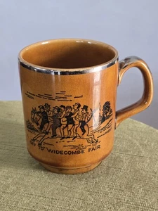 LORD NELSON Pottery * Vintage Widecombe Fair Pottery 9,5 cm Becher * Onkel Tom Cobley - Bild 1 von 4