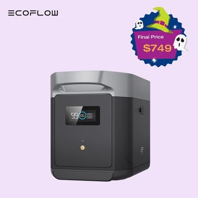 EcoFlow DELTA 2 Max Smart Generator Extra Battery 2048Wh for Outdoor, LFP