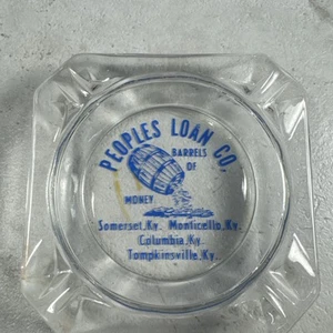 Vintage Aschenbecher Columbia, Tomkinsville, Kentucky Peoples Loan Co. - Bild 1 von 6