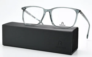 RODENSTOCK Germany Brille R5360 D 145 Glanz Iceblau Rechteckig Eco Leicht Large - Picture 1 of 7