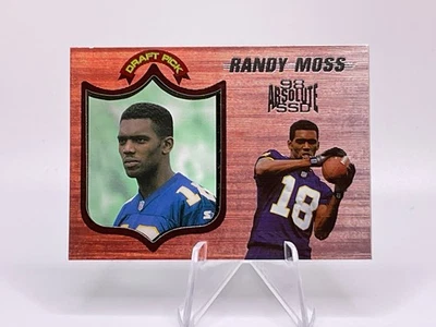 Randy Moss 1998 Playoff Absolute SSD Hobby #40 Rookie RC HOF Minnesota Vikings - Imagem 1 de 2