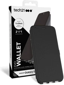 Tech21 Noir Evo Étui Portefeuille pour Samsung Galaxy S8 - Photo 1 sur 11