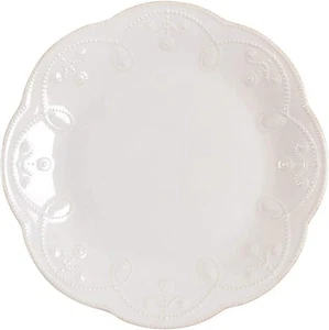 Piatto Insalata Bianco Accento Perla Francese - Foto 1 di 1