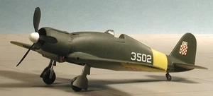 Fiat G.50 monoplano aereo da combattimento italiano modello in legno spedizione gratuita - Foto 1 di 1