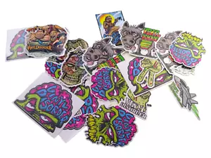 *20 LOT Vinyl Disorder Stickers Zombie Decals Cool Rasta Car Bumper Skateboard - Picture 1 of 4