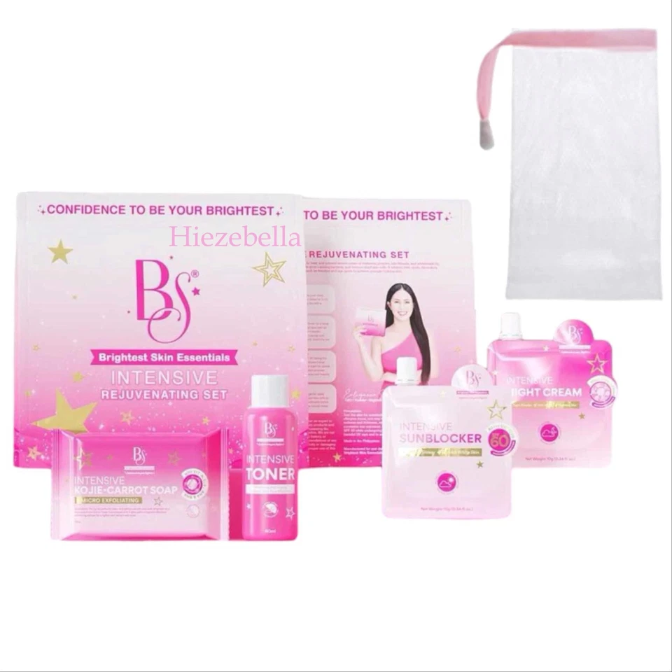 Brightest Skin Essentials Intensive Rejuvenating Facial Set FREE SOAP MESH - Image 1 of 1
