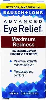 BAUSCH + LOMB Bausch & Lomb Advanced Eye Relief Maximum Redness Eye Drops 15ml - Exp 2027