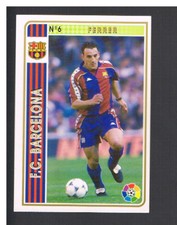 CARD MUNDICROMO LA TOKENS DE LA LIGA 1994-95 No. 6 ALBERT FERRER FC BARCELONA