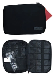 Perry Ellis Zip Around Multi-Compartment Men's Toiletry Bag Organizer NWT Black - Picture 1 of 4