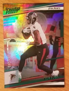 Kyle Pitts 2022 Prestige Extra Points Green Parallel Football Card 243/249 - Picture 1 of 2