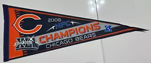 CHICAGO BEARS 2006 NFC CHAMPS NFL FOOTBALL VINTAGE RARE PENNANT MINT - Picture 1 of 1