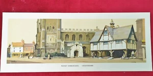 MARKT HARBOROUGH LEICESTERSHIRE ORIGINAL BR LMR EISENBAHNWAGEN DRUCK 1952 SHERWIN - Bild 1 von 4