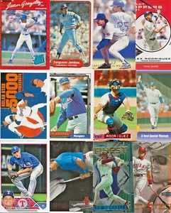 (100) Carte BB diverse Texas Rangers 1976-2023 Nolan Ryan Jenkins Rodriguez - Foto 1 di 6