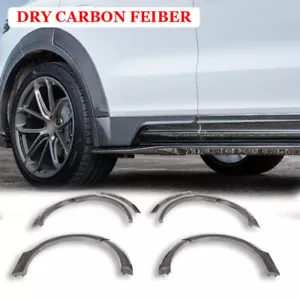 DRY CARBON FIBER FOR PORSCHE CAYENNE WHEEL ARCH TRIM REAR 9Y0.2 24+ - Picture 1 of 6