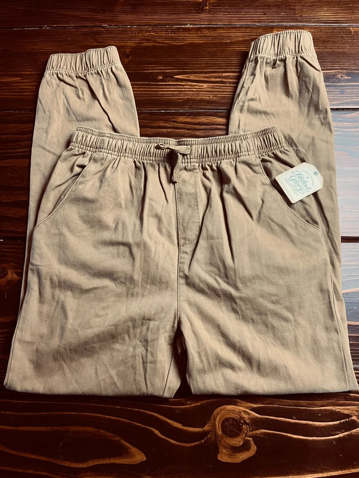 Pantalones Glory Desteñidos, Jóvenes Niño Talla XL, Caqui Tostado, Pantalones Jogger, Cordón, Nuevos con Etiquetas Foto 1 de 4