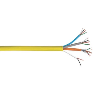CAROL 4EPL1S.38.05 Data Cable,Plenum,16 Wire,Yellow,500ft 3PYV8 - Picture 1 of 2