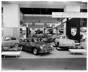 Esposizione 8 x 10 foto Porsche Car Show primi anni 60 - Foto 1 di 1