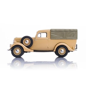 GAZ-M1 EMKA beige PickUp LKW mit Zelt Druckguss Modell 1:43 H555TBe - Bild 1 von 4
