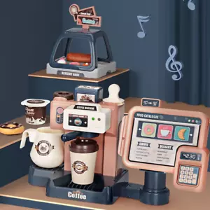 Kinder Kaffeemaschine Spielzeug Set - Interaktives Spiel Küchenspielzeug - Bild 1 von 9