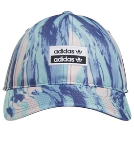 Adidas  Originals Mens Cap Blue Multi Tie Dye SnapBack Hat - Picture 1 of 7