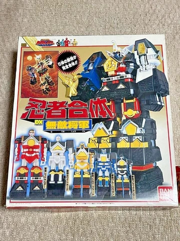 Bandai Ninja Sentai Kakuranger DX Muteki Shogun Power Rangers Megazord Figure Cover