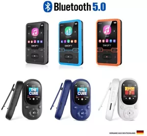 Bluetooth 5.0 Sport Clip Mini MP3 Player 32GB/64GB bis zu 60Std Wiedergabe Swofy - Bild 1 von 16