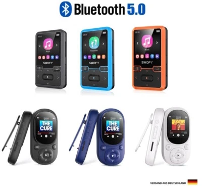 Bluetooth 5.0 Sport Clip Mini MP3 Player 32GB/64GB bis zu 60Std Wiedergabe Swofy - Bild 1 von 4
